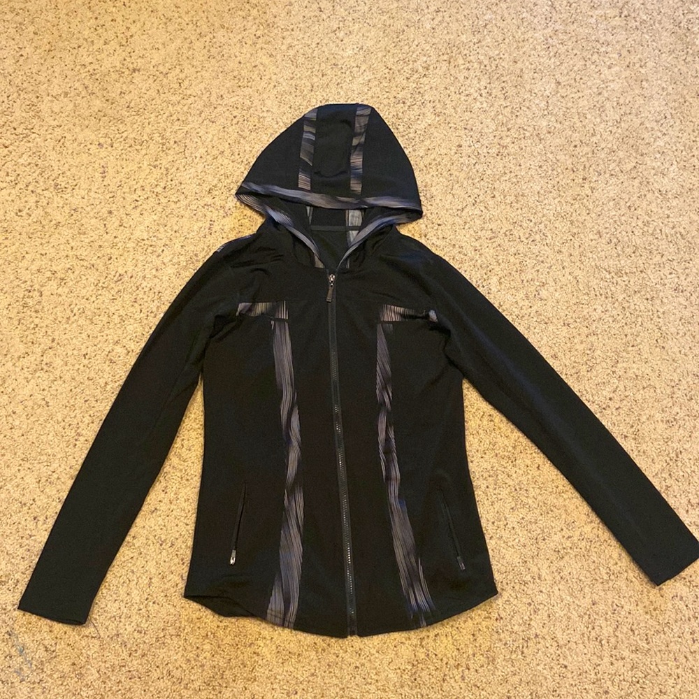 Black Jacket with pockets and a hood